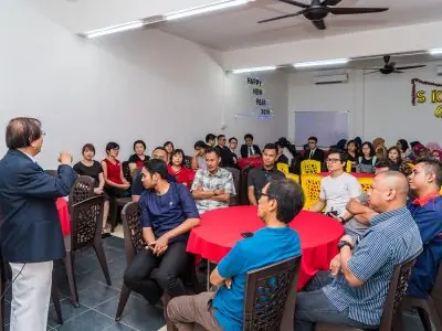 Team of lawyers meeting around a conference table